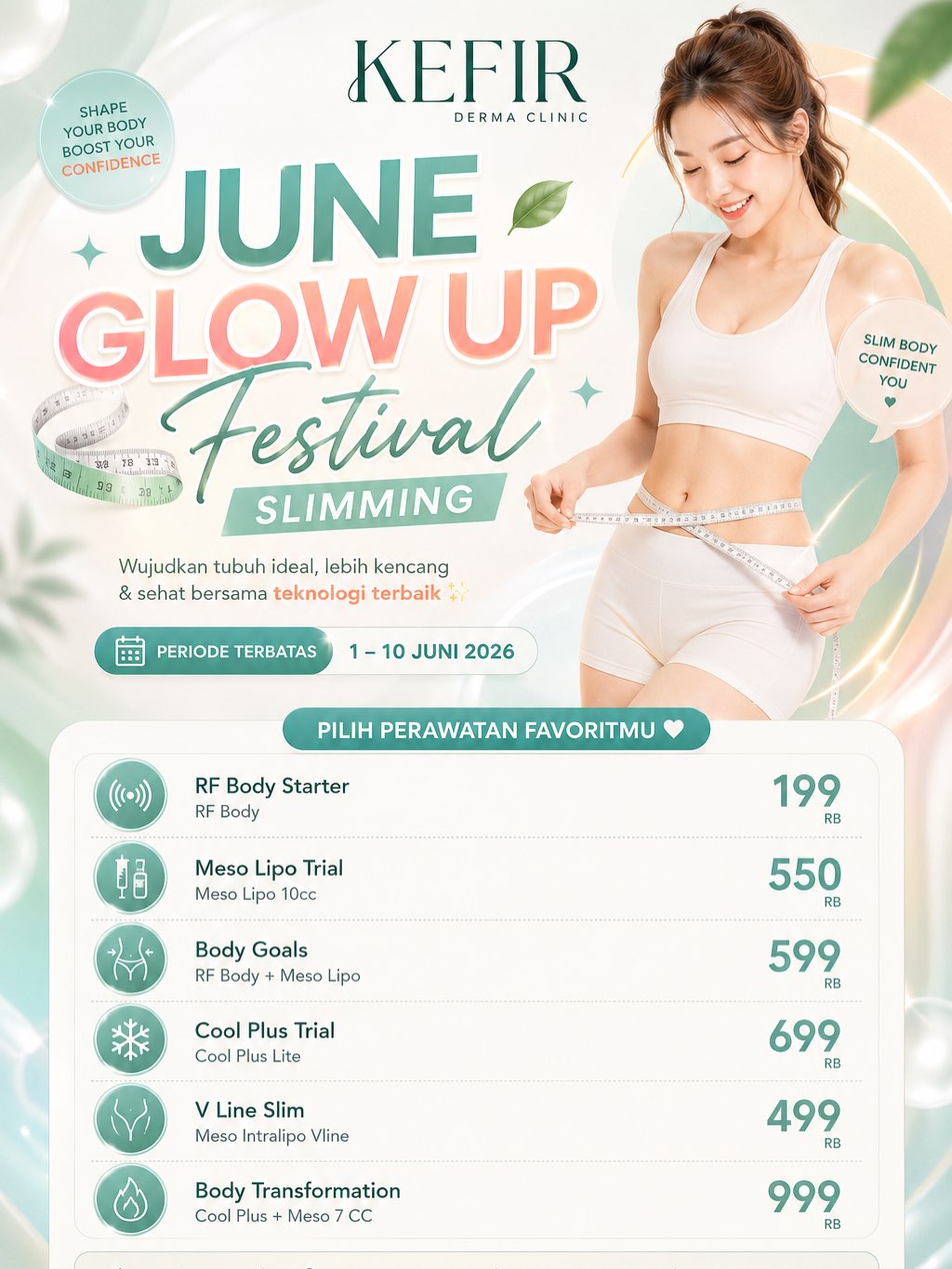June Glow Up Slimming